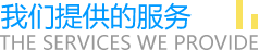 我们提供的服务